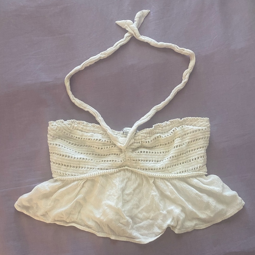 cute, white crop top
